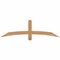 Ekena Millwork Bellingham Timber Gable Bracket, Western Red Cedar, 60"W x 17"H x 1 1/2"D x 3 1/2"F, 7/12 Pitch GBW060X17X0204BEL00SWR - alternate 1